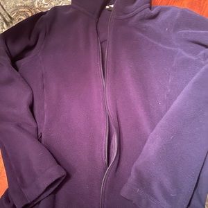 Women’s blue fleece jacket